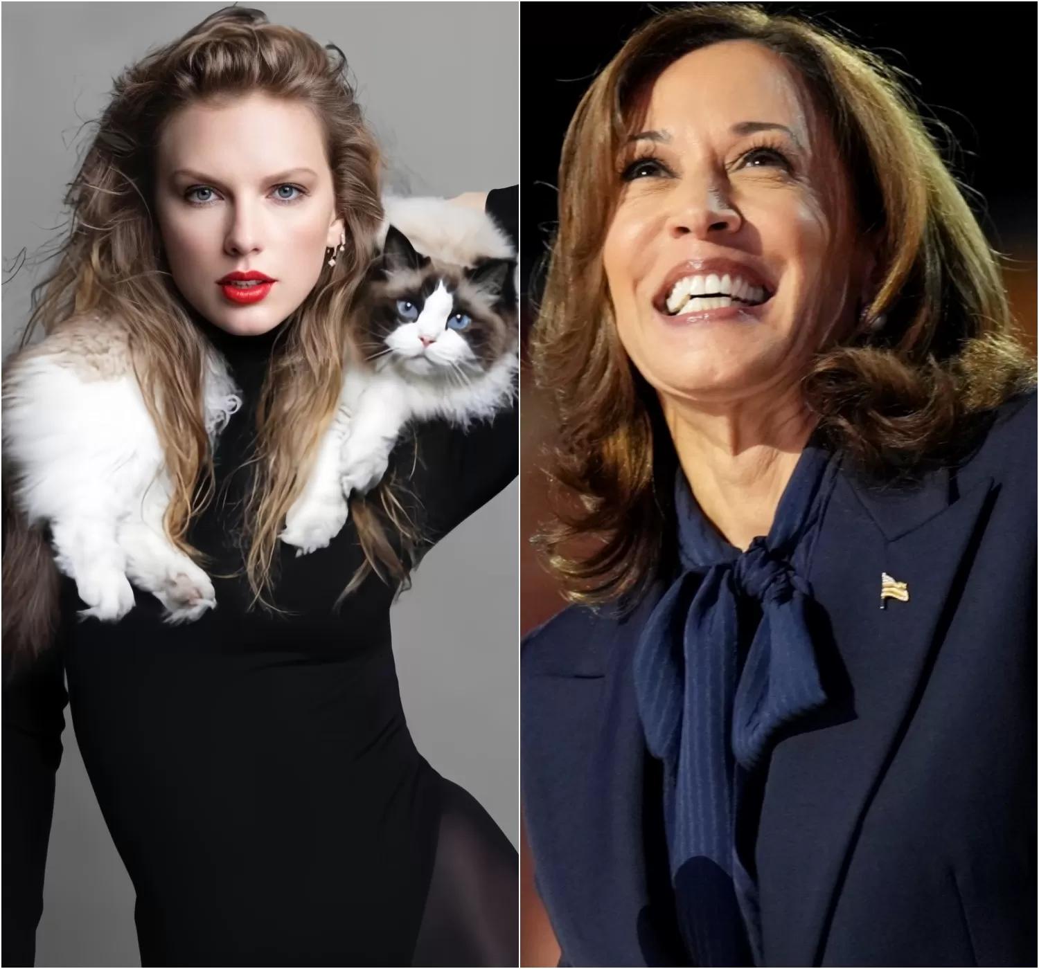 Cover Image for BREAKING NEWS: Taylor Swift Endorses Kamala Harris For President Minutes After The Debate, Calling Herself A “Childless Cat Lady”